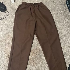 Brown dress pants